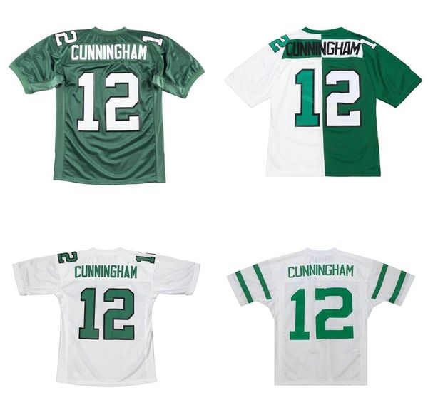 

stitched football jersey 12 randall cunningham 48 hopkins 1990 mitchell & ness retro rugby jerseys men women youth s-6xl, Black;red