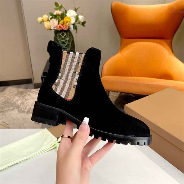 

winter boots 2023 ba jia fashion women vintage decorative leather cotton cloth wool warm keeping high heel thick sole snow flat socks shoes, Black