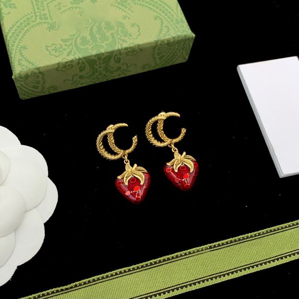 

earrings designer gold stud for women hoop earrings stud letter earrings jewelry set valentine day gift engagement 18 styles, Golden