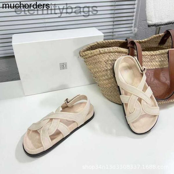 

aini thick soled roman shoes leather cross open toe sandals women's toteme woven linen patchwork beach sandals magic, Black