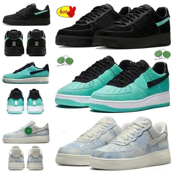 

tiffany airforce 1 1837 shoes black multi color running shoes dz1382-001 sneakers for men and women 36-45