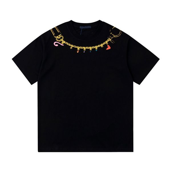 

summer mens designer tees casual man womens loose tees with letters print short sleeves sell luxury men t shirt clothes, White;black