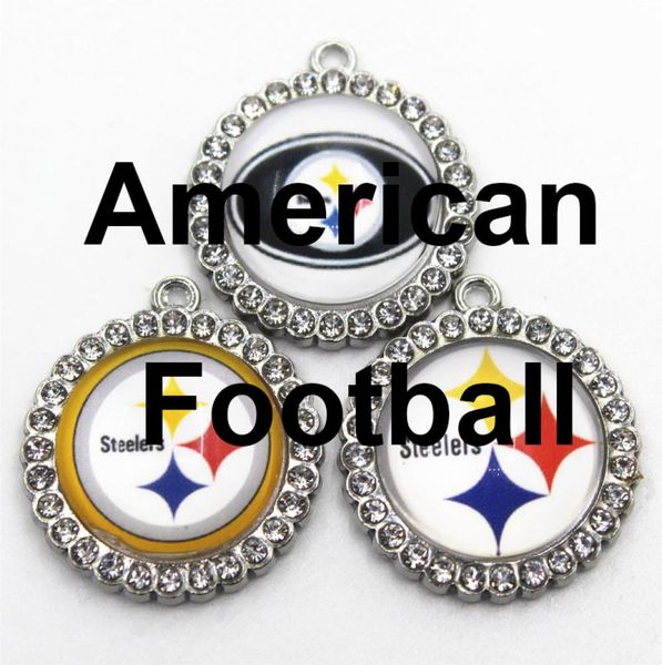 

football dangle charms mix style steeler diy pendant bracelet necklace earrings jewelry making accessories9214927, Bronze;silver