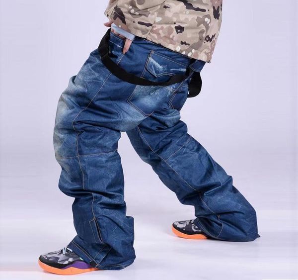 

new winter ski pants 2019 strap pants waterproof waterproof single board ski warm 30 degrees 3422574