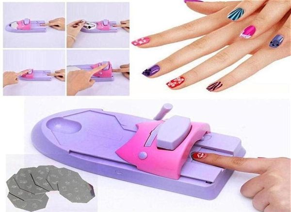 

diy portable nail printer art stamping tool nail polish decoration printer machine nail stamper set258w271m8870463, Silver