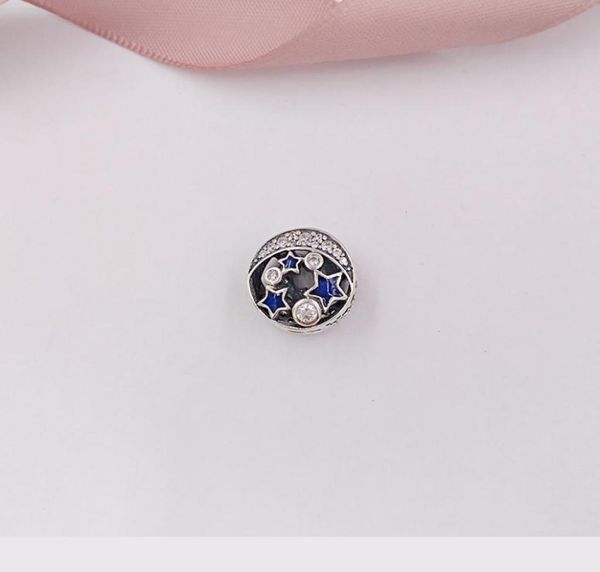 

andy jewel 925 sterling silver beads vintage night sky charm fit european style brand bracelets necklaces ale 791992cz6658597, Black