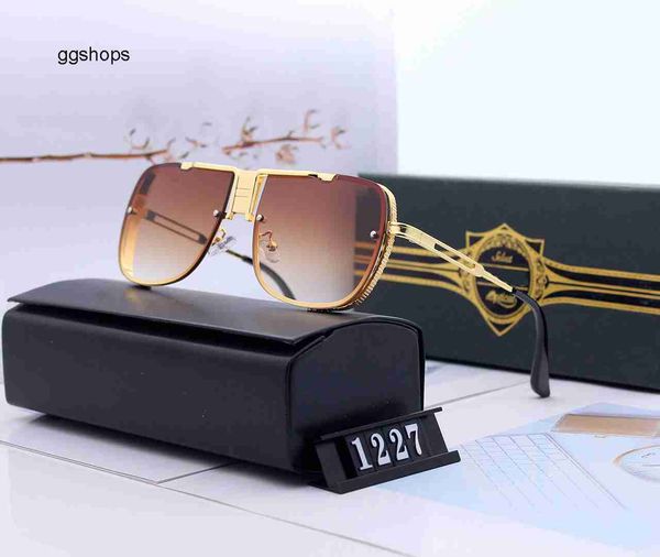 

designer new dita fashion sunglasses 1227 man woman casual glasses brand sun lenses personality eyewear with box case dt1227, White;black