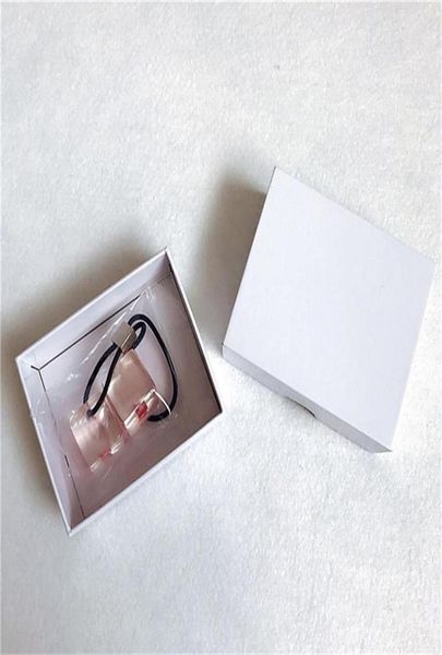 

week13 hair bobbles clear transparent square logo head rope hair rope4629136