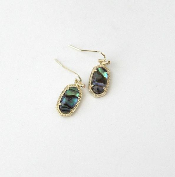 

abalone shell drop earrings dangles in gold silver012358121917582595, Silver