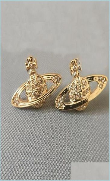 

charm luxury fashion earrings female designer design ladies premium earring 18 k gilded diamond party wedding engageme dhvse221t4263534, Golden