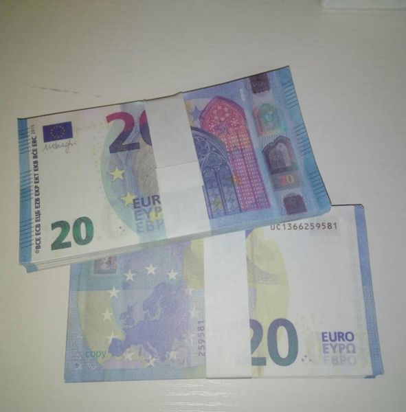 

ticket billet faux 2021 banknote 20 bar props euro copy prop le2016 gift toy currency children realistic oixmr mbrpj1637134