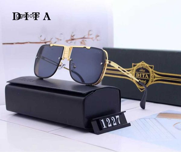 

men's and women's sunglasses dita mach seven sunglasses outdoor eyeglass uv protection tide sunglasses 1227, White;black