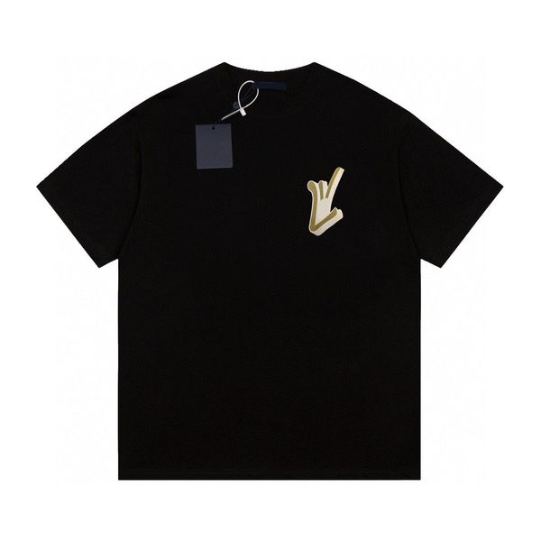 

men's plus tees & polos round t-shirt plus size neck embroidered and printed polar style summer wear with street pure cotton s43t, Black;brown