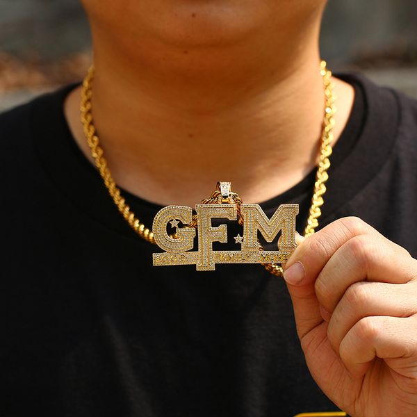 

men's rock pendant english god family money pendant necklace hip hop fashion men's jewelry in europe and america, Silver
