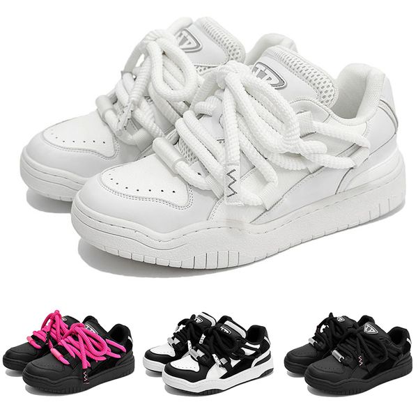 

multicolored designer couple style bakery discount casual shoes for man woman black pink blue white sports casual outdoor sports sneakers