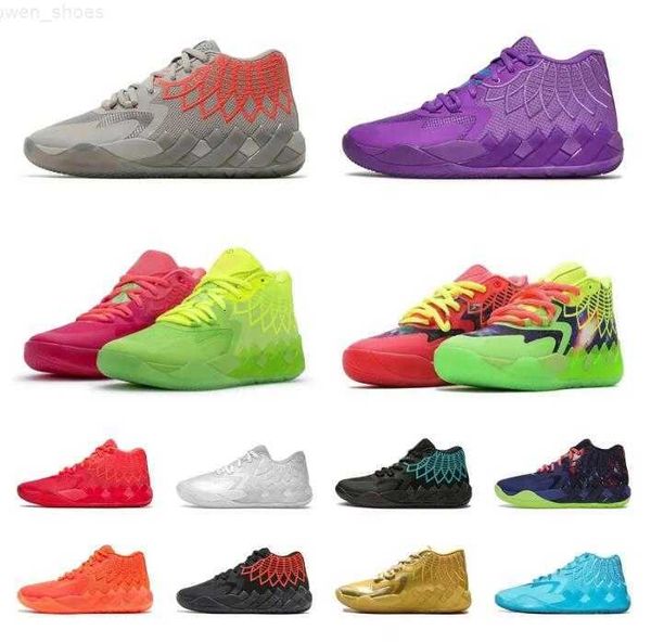 

designer mb.01 02 lamelo ball mens basketball shoes rick and morty not from here queen black blast buzz city rock ridge red lo ufo men women