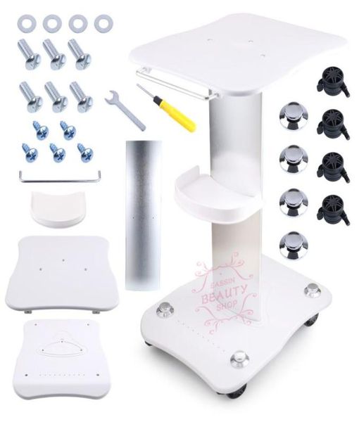

assembled trolley cart stand rolling mobile holder pedestal tray for rf cavitation ipl salon spa use beauty machine1895077