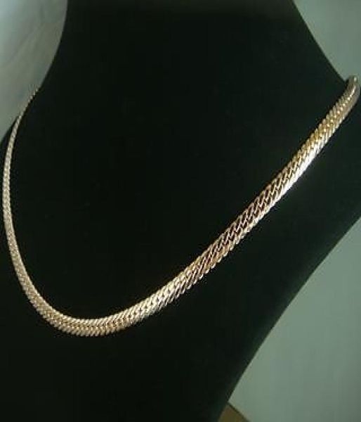 

14k 14ct rose gold filled chain necklace n13801233473705, Silver