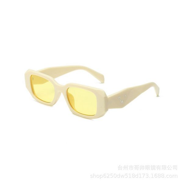 

fashion new small box polygon sunglasses men's and women's european and american foreign trade cross-border glasses uv sunglasses., White;black