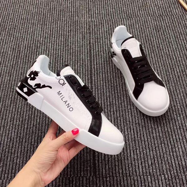 

designer sneakers calfskin casual shoes reflective shoes vintage suede leather trainers all-match 0725, Black