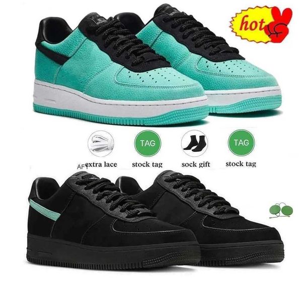 

tiffany airforce 1 1837 shoes black multi color running shoes dz1382-001 sneakers for men and women trainers 36-45