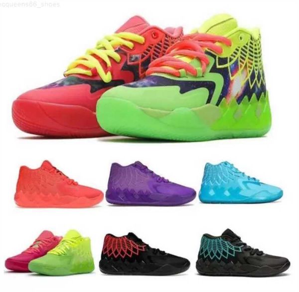 

melo mb.01 ball 2022 mens basketball shoes mb1 rick morty galaxy queen buzz city black rock ridge red blast outdoor man trainers sneakers 36