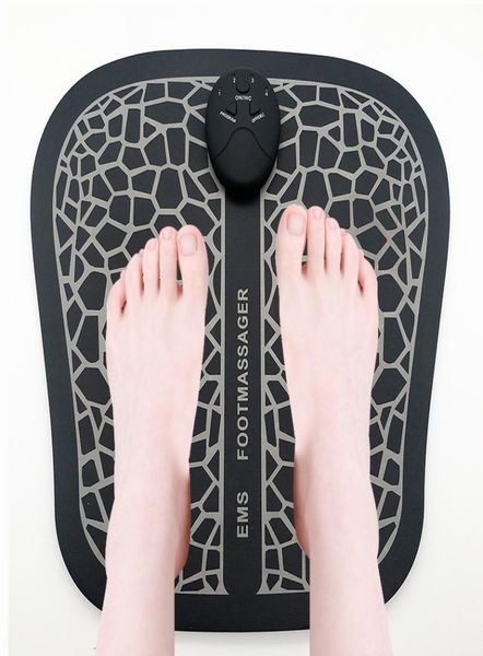 

electric ems foot massager pad feet muscle stimulator foot massage mat improve blood circulation relieve ache pain health care1433226
