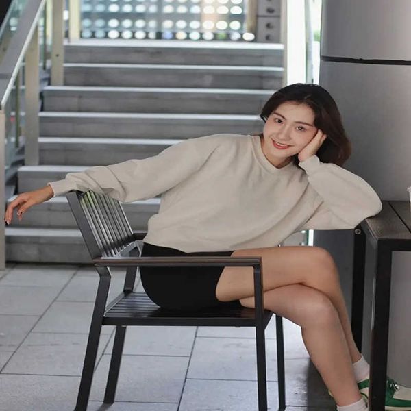 

lulu sweater women sport quick dry fitness fashion round neck warm gym activewear running workout clothes pure color autumn women