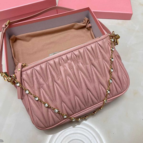

designer bag women's bag leather thin small crowd shoulder straddle bag women's bag sheepskin underarm mini small bag 1kkn
