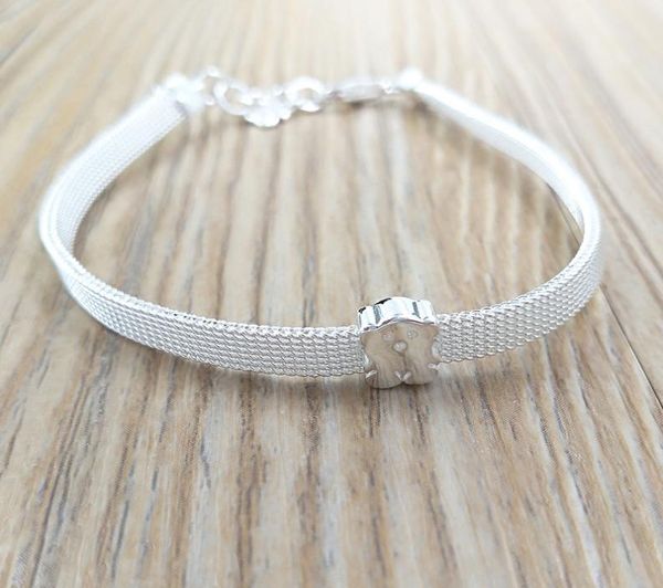 

silver sweet dolls bracelet authentic 925 sterling silver bracelets fits european bear jewelry style gift andy jewel 119004103297234, Golden;silver