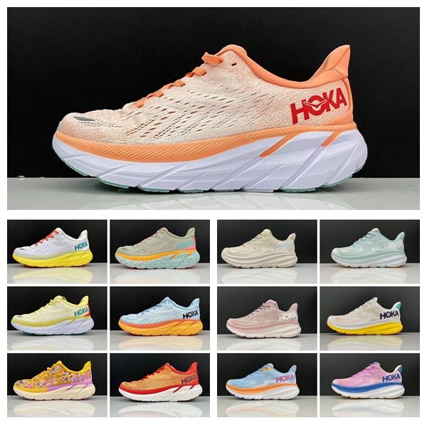 

black white training sneakers designer women men hoka summer womens people platform shoe