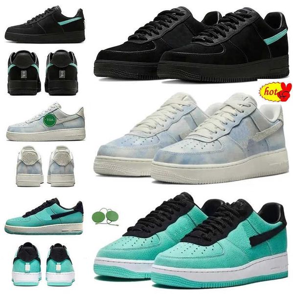 

2023 authentic tiffany shoes co. x 1 low 1837 friends and family exclusive blue dz1382-001 sports sneakers black mens basketball outdoor