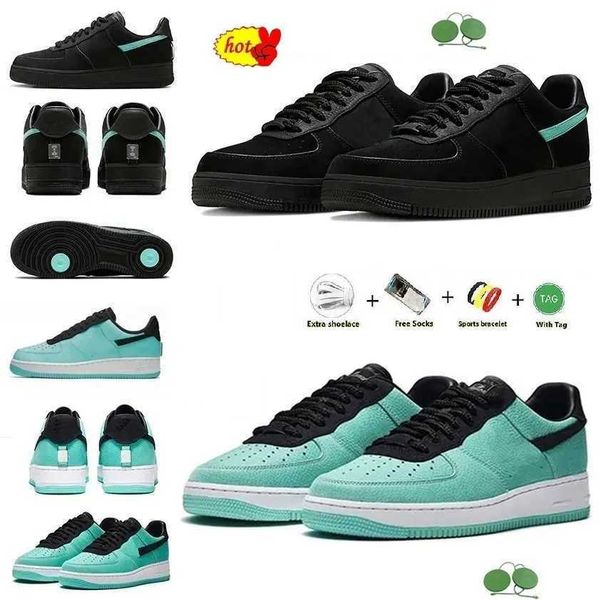 

designer airforce 1 one low men women running shoes sneakers af1 tiffany blue black multi color dz1382-001 mens trainers sports platform