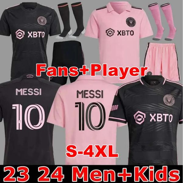 

23 24 fans player inter miami beckham messis soccer jerseys 2023 2024 matuidi higuain football shirts trapp pellegrini pizarro fc jersey car, Black;yellow