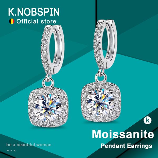 

stud knobspin d color earring 925 sterling sliver plated with white gold earring for women wedding engagement fine jewelry 230729, Golden;silver