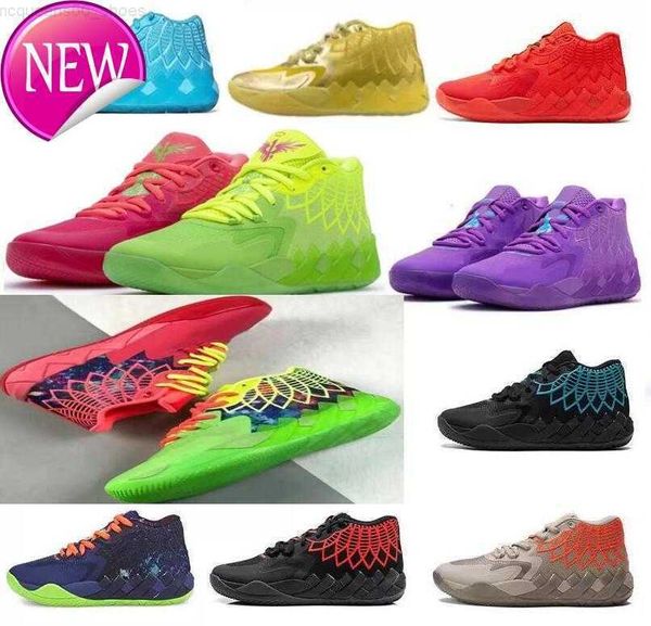 

ogwomens lamelo ball mb 01 basketball shoes rick morty green galaxy purple black red blue queen buzz kids melo sneakers tennis with box