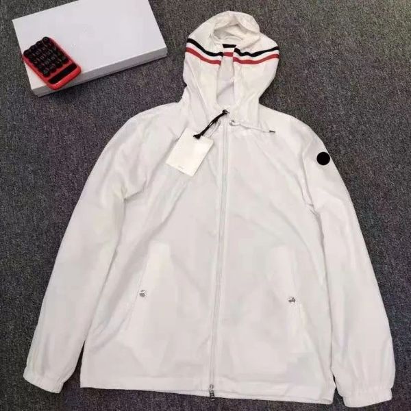 

23ss designer mens hooded jackets with nfc bomber windshield jacket embroidered badge men outerwear street coats size m//xl/xxxl 05jm#, Black;brown