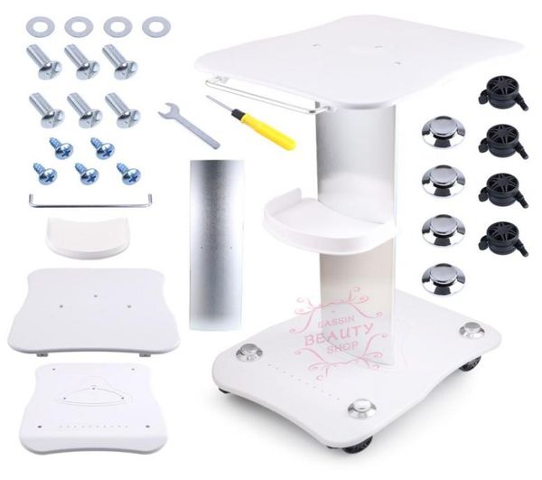 

assembled trolley cart stand rolling mobile holder pedestal tray for rf cavitation ipl salon spa use beauty machine8364045