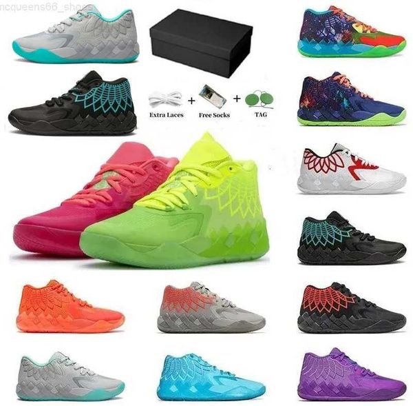 

box with basketball shoes lamelo ball mb.01 signature yakuda local online queen city rick store training trainers sneakers sports outdoor po, Black