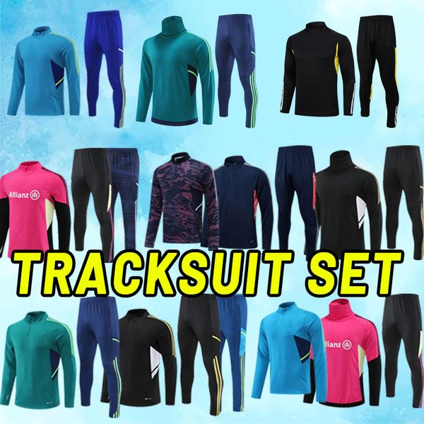 

soccer tracksuits training set 23 24 juventuses pogba di maria bonucci bremer danilo 2023 2024 chiesa vlahovic mckennie juve pellegrini long, Black