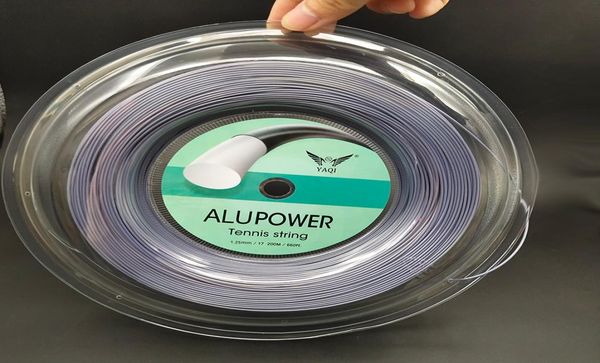 

sell alu power polyester luxilon string quality big banger tennis racquet string 200m 17l 125mm tennis string5384571