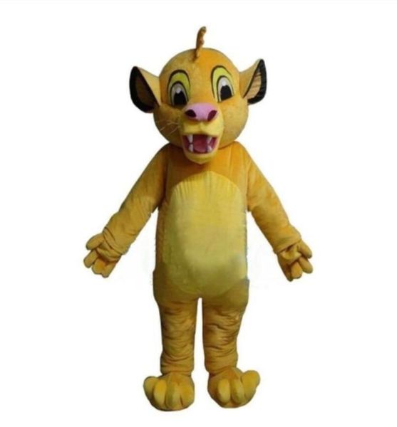 

new lion king simba mascot costume fancy costume anime kits for halloween party event4667213, Red;yellow