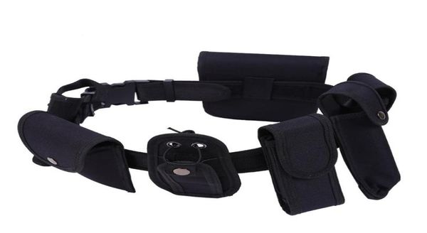 

tactical belt with pouches outdoor sports hunting paintball gear airsoft army shooting 8 in 1 no101017132389, Black;green