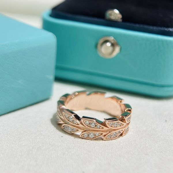 

ring designer rings for women luxury engagement rings leaves diamond classic fashion couples rings for men holiday gifts wedding rings, Silver
