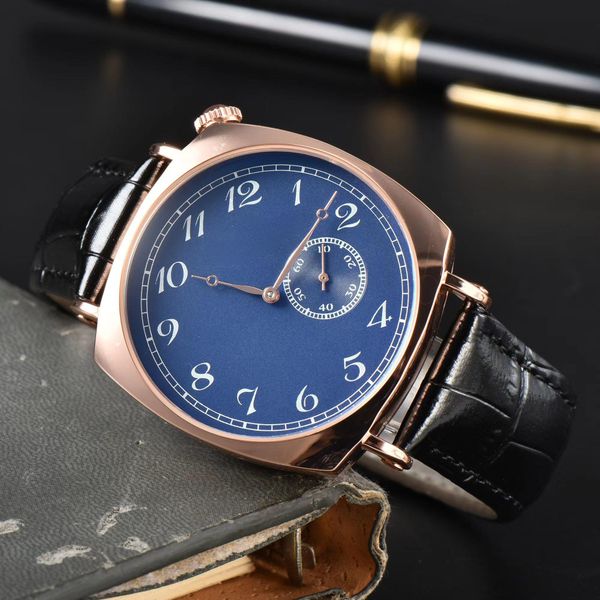 

2023 luxury men's watch quartz endurance pro avenger chronograph watches multiple colors rubber men watches glass wristwatches 0069, Slivery;brown