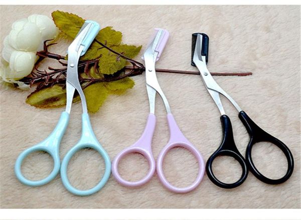 

tamax mp020 eyebrow scissors with comb for girls eyebrow trimmer makeup tools3387462