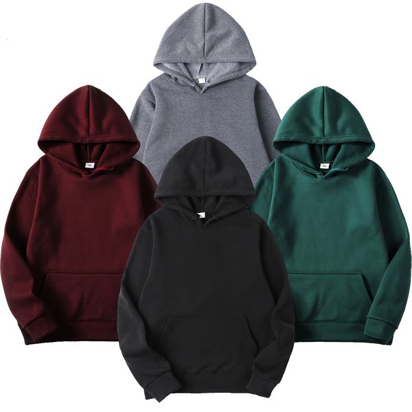 

mens hoodies sweatshirts fashion brand mens hoodies spring autumn casual hoodies sweatshirts mens solid color hoodies sweatshirt male 230729, Black