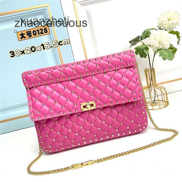 

classic luxury women diamond beach bags valentinoz lady's designer handbags bag crossbody new sheepskin rivet small leather large capac