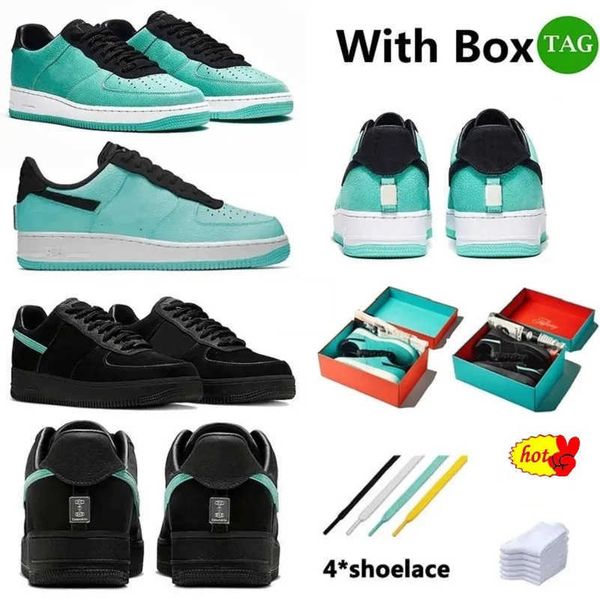 

authentic tiffany running shoes co. x 1 low 1837 friends and family blue black sports sneakers outdoor trainers with original box 36-46 trai