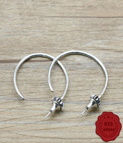 

s925 sterling silver drop earrings personality fashion hip hop punk style styling jeweler lovers gift 2019 new 114620